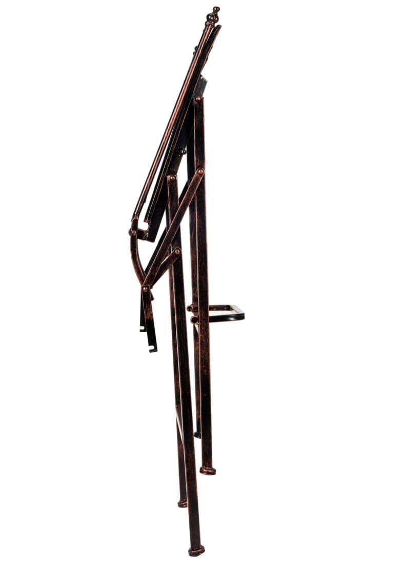 Chivari Bronze Barcelona Bistro Barstool with Square Seat and Back (Per Chair Price Shown – Sold only in Quantities of 2) BBBMBR-AX-T