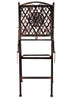 Chivari Bronze Barcelona Bistro Barstool with Square Seat and Back (Per Chair Price Shown – Sold only in Quantities of 2) BBBMBR-AX-T