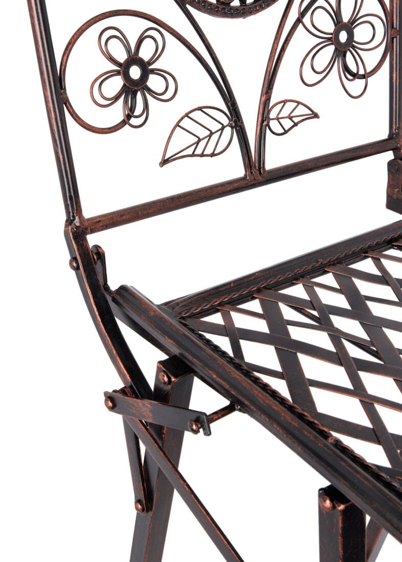 Chivari Bronze Barcelona Bistro Barstool with Square Seat and Back (Per Chair Price Shown – Sold only in Quantities of 2) BBBMBR-AX-T