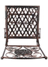Chivari Bronze Barcelona Bistro Barstool with Square Seat and Back (Per Chair Price Shown – Sold only in Quantities of 2) BBBMBR-AX-T