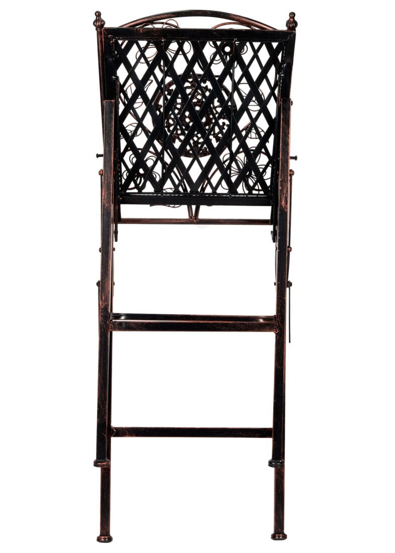 Chivari Bronze Barcelona Bistro Barstool with Square Seat and Back (Per Chair Price Shown – Sold only in Quantities of 2) BBBMBR-AX-T