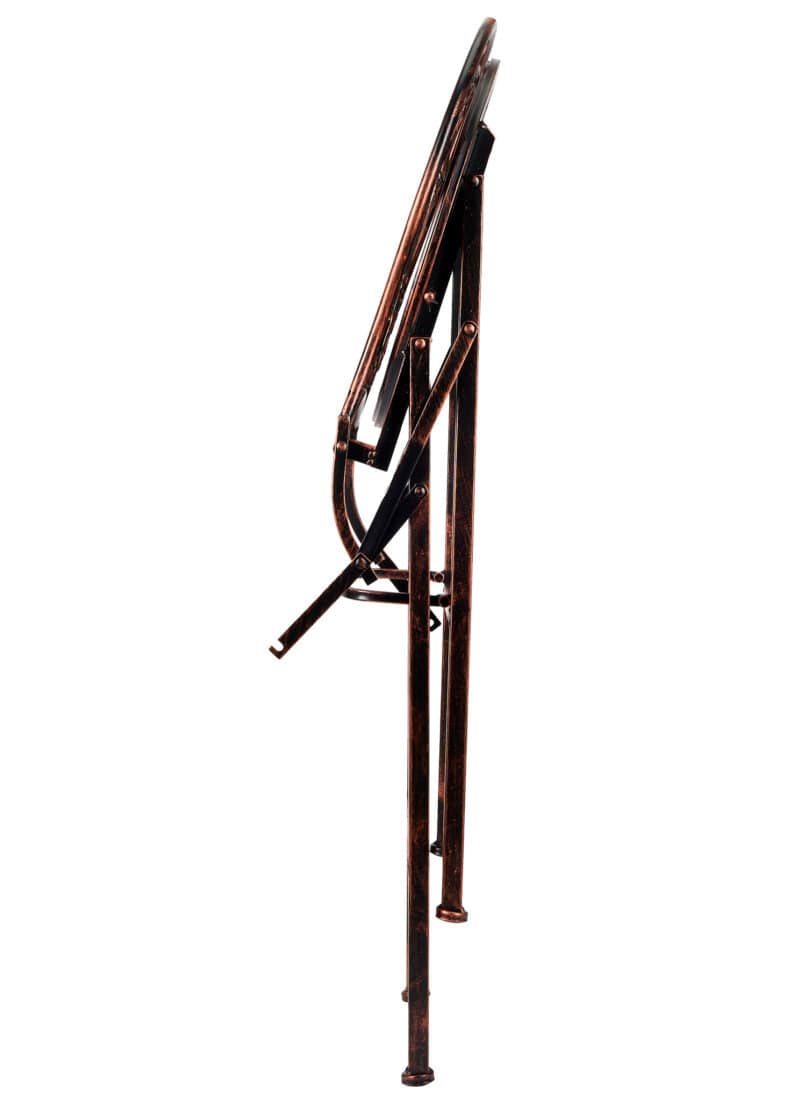 Chivari Bronze Barcelona Bistro Barstool with Round Seat and Back (Per Chair Price Shown – Sold only in Quantities of 2) BBBMRBR-AX-T