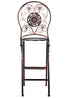 Chivari Bronze Barcelona Bistro Barstool with Round Seat and Back (Per Chair Price Shown – Sold only in Quantities of 2) BBBMRBR-AX-T