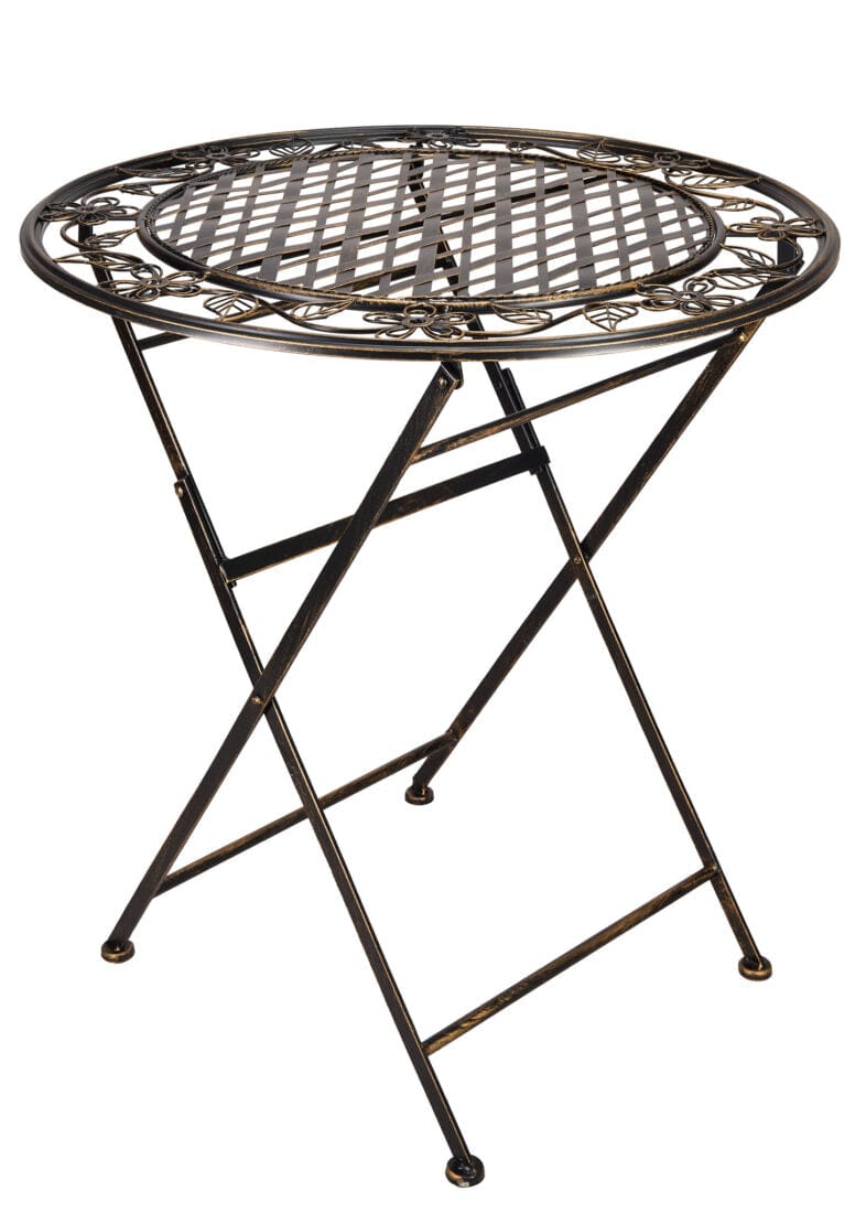 Chivari 28" Vintage Copper Barcelona Bistro Table TBBMC-AX-T