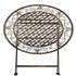 Chivari 28" Vintage Copper Barcelona Bistro Table TBBMC-AX-T