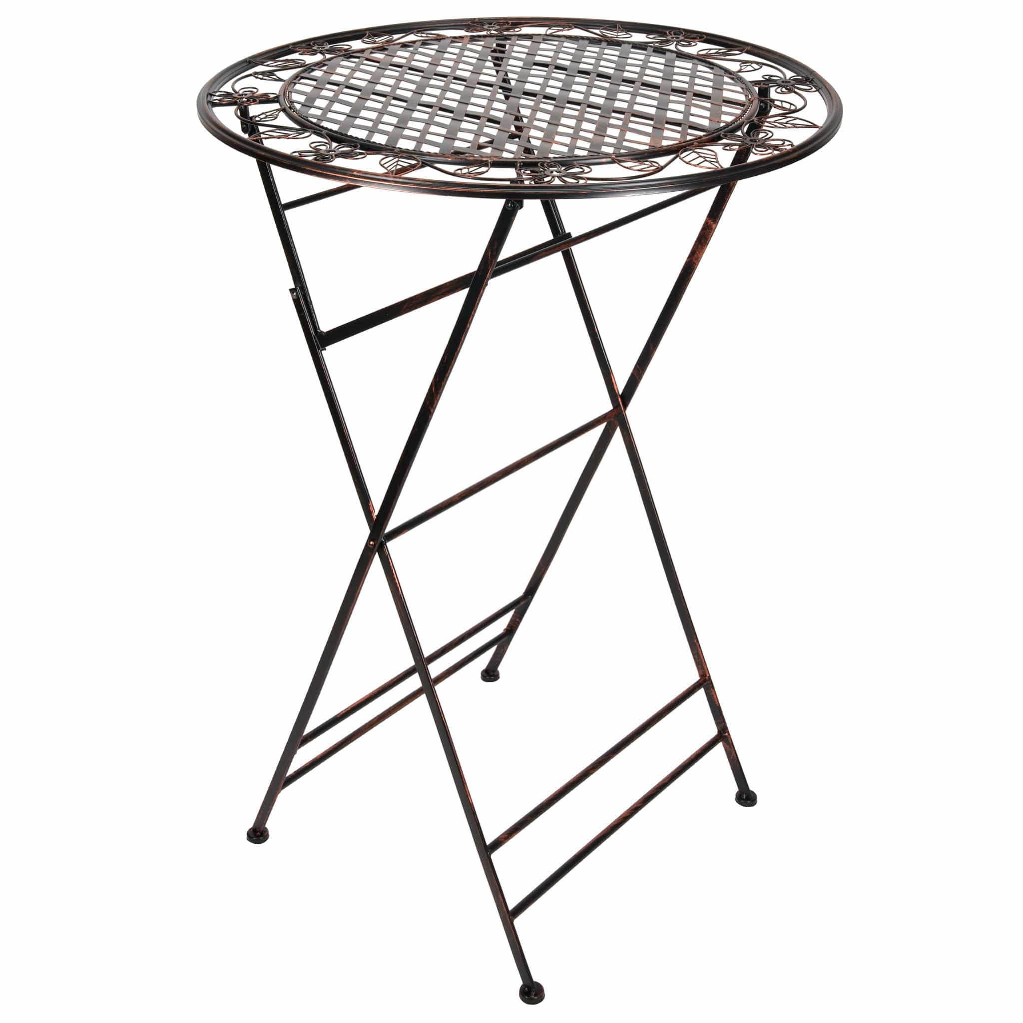 Chivari 32" Bronze Barcelona Bistro Cocktail Table TBBBMBR-AX-T