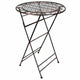 Chivari 32" Bronze Barcelona Bistro Cocktail Table TBBBMBR-AX-T