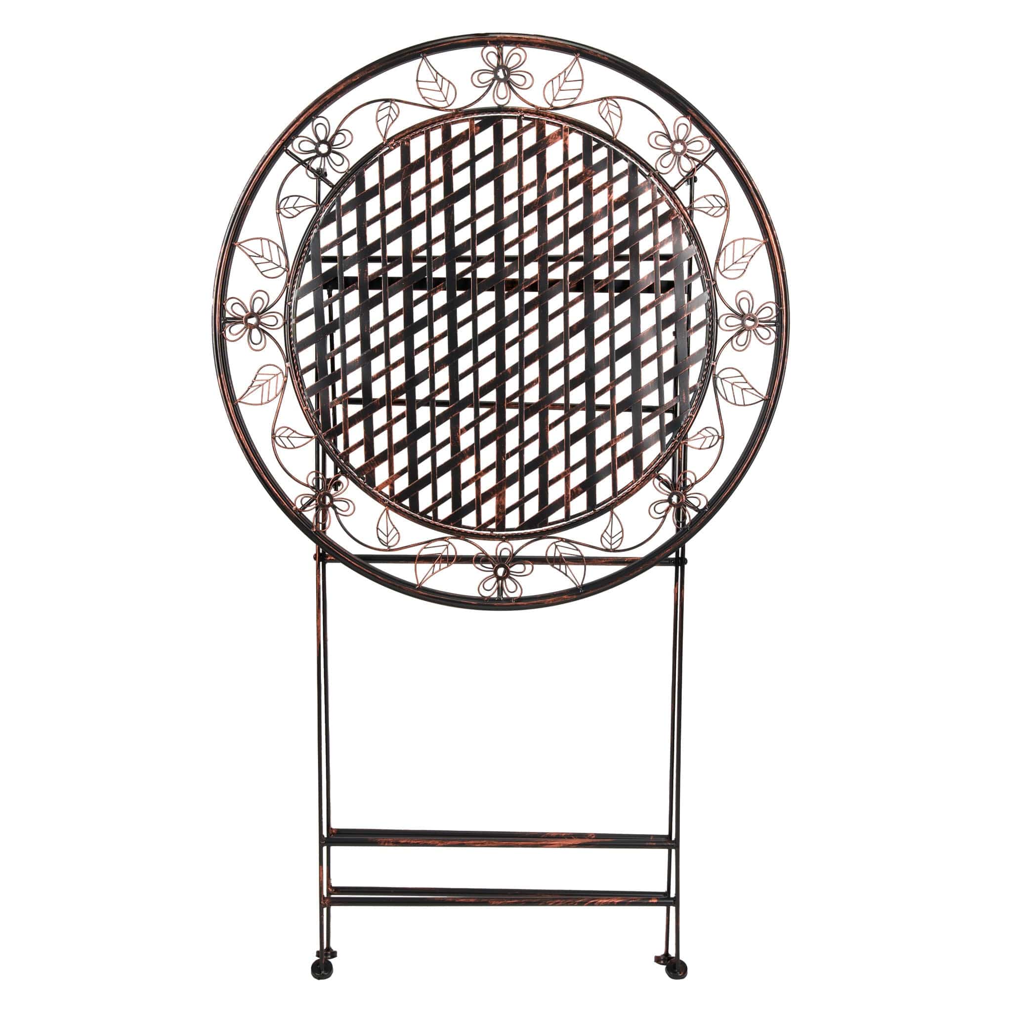 Chivari 32" Bronze Barcelona Bistro Cocktail Table TBBBMBR-AX-T