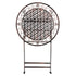 Chivari 32" Bronze Barcelona Bistro Cocktail Table TBBBMBR-AX-T