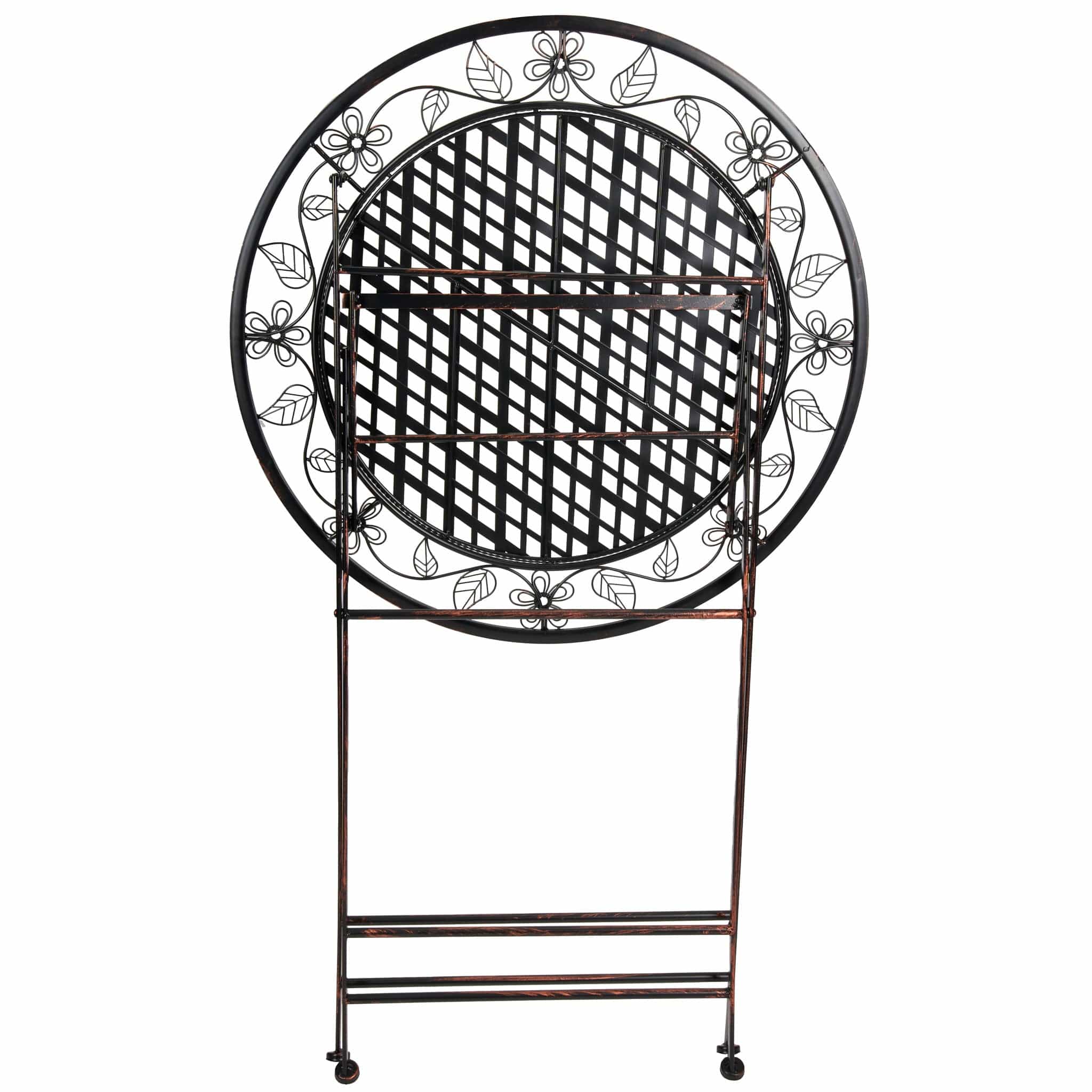 Chivari 32" Bronze Barcelona Bistro Cocktail Table TBBBMBR-AX-T