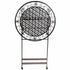 Chivari 32" Bronze Barcelona Bistro Cocktail Table TBBBMBR-AX-T
