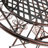 Chivari 32" Bronze Barcelona Bistro Cocktail Table TBBBMBR-AX-T