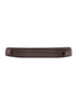 Chivari Brown Fabric 2” Thick Cross Back Cushion CUSHXSTRAP-BRN-AX-T