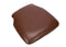 Chivari Brown 1.75" Thick Vinyl Panel Chiavari Chair Cushion CUSHPANVINBRN-CONT-AX-T