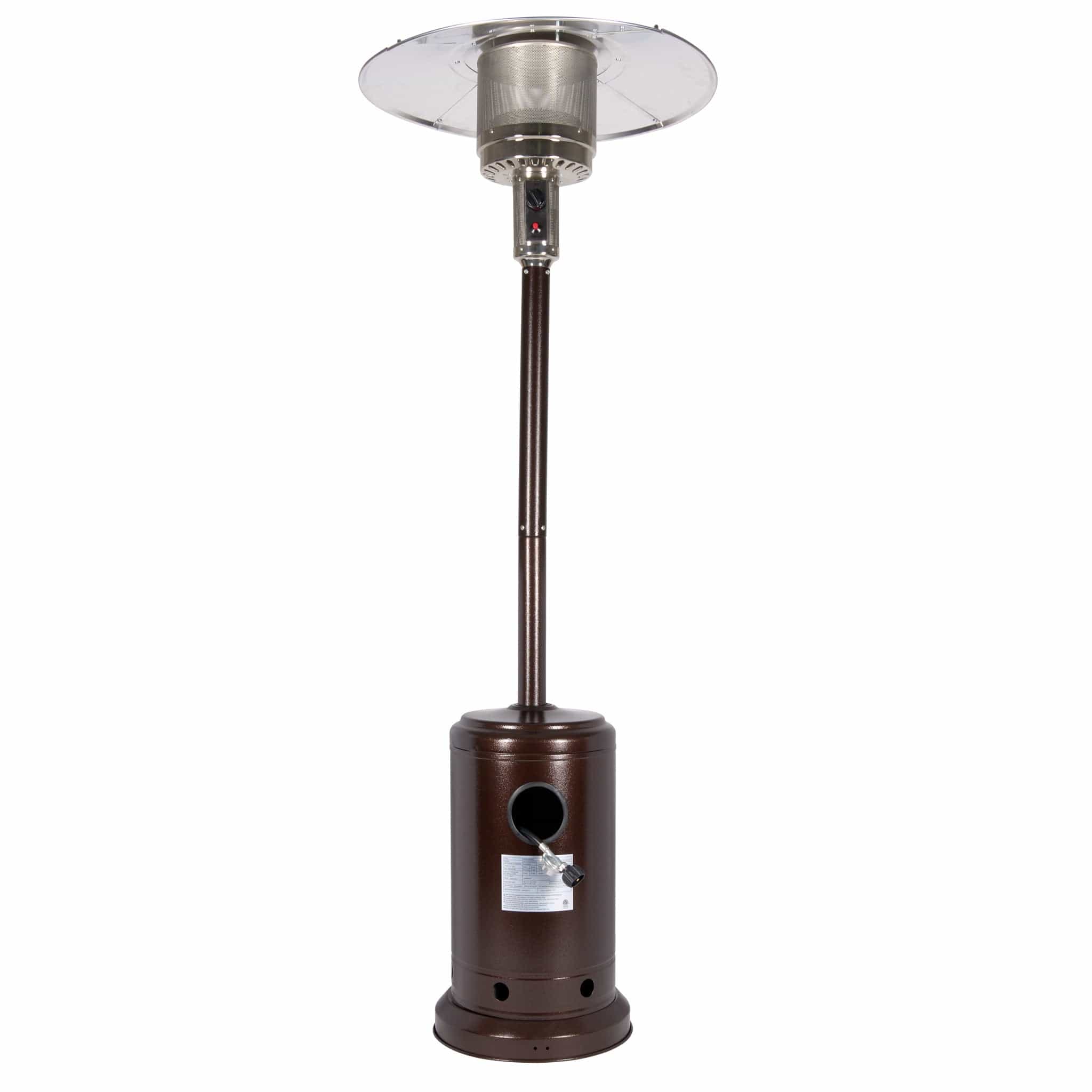 Chivari Brown Propane Standing Patio Outdoor Heater 41000 BTU HEAT-PAT41KBTU-BRN