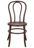 Chivari Chocolate Brown Resin Bentwood Festive Chair CBFRBR-ZG-T