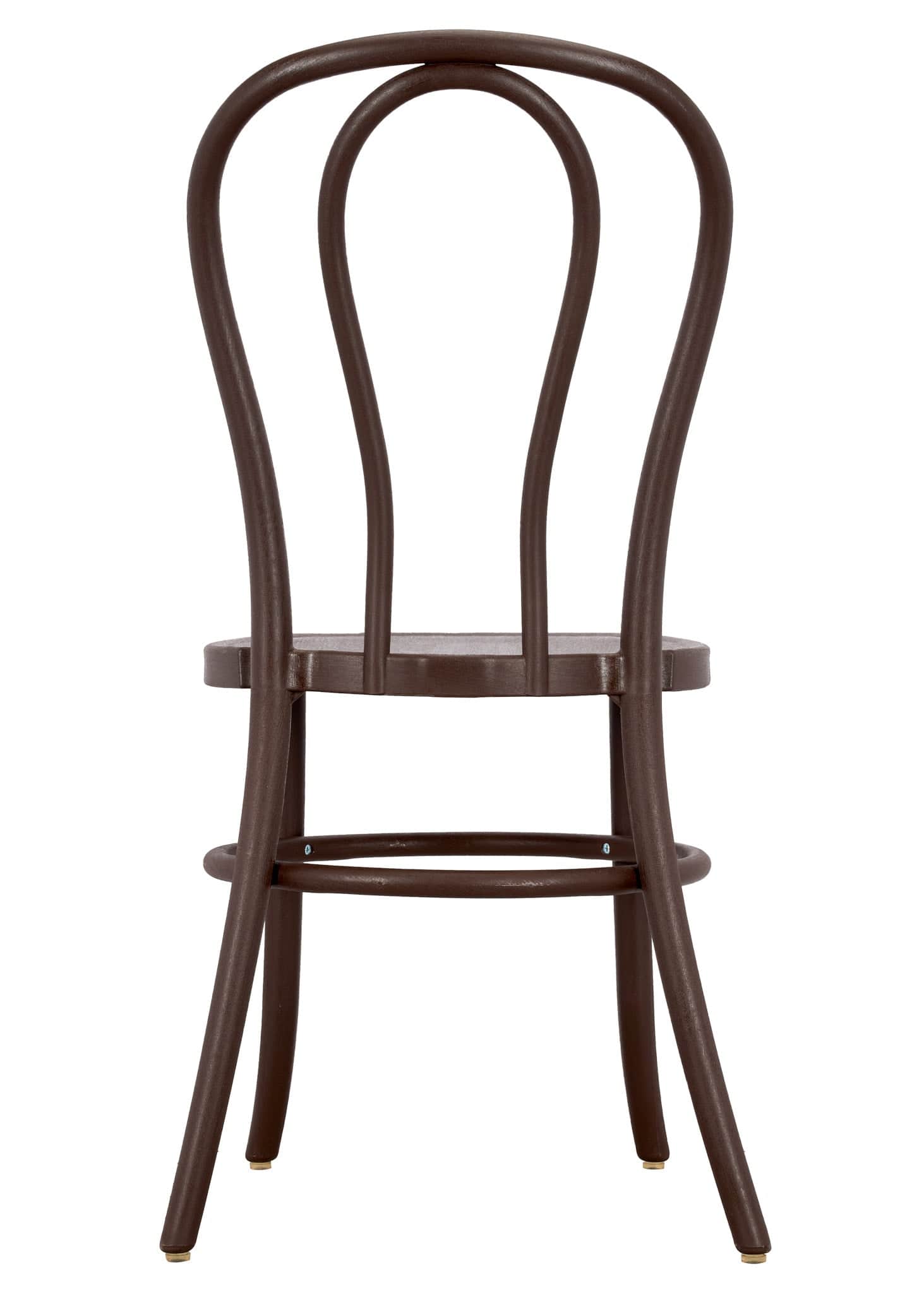 Chivari Chocolate Brown Resin Bentwood Festive Chair CBFRBR-ZG-T