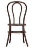 Chivari Chocolate Brown Resin Bentwood Festive Chair CBFRBR-ZG-T