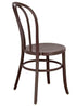 Chivari Chocolate Brown Resin Bentwood Festive Chair CBFRBR-ZG-T