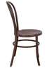 Chivari Chocolate Brown Resin Bentwood Festive Chair CBFRBR-ZG-T