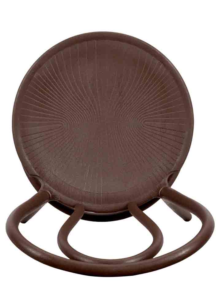 Chivari Chocolate Brown Resin Bentwood Festive Chair CBFRBR-ZG-T