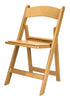 Chivari Bullion Gold with Bullion Gold Vinyl Cushion Resin Folding Chair CFRG-AX-T