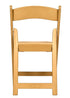 Chivari Bullion Gold with Bullion Gold Vinyl Cushion Resin Folding Chair CFRG-AX-T