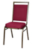 Chivari Burgundy Fabric on Gold Vein Frame Square Back Banquet Chair CQSFBU-ZF-T