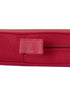 Chivari Burgundy Fabric 2” Thick Cross Back Cushion CUSHXSTRAP-BURG-AX-T