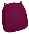 Chivari Burgundy with Burgundy Piping 2.5" Thick Chair Cushion - World's Best Cushions CUSHBST-BGBG-AX-T