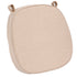 Chivari Burlap Tan 2.0" Thick  Willow Wood Velcro Strap Cushion CUSHWWSTRAPBLP-T