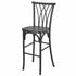 Chivari Black Resin Steel Skeleton™ Willow Barstool - 2 Pack - Some Assembly Required BWRB-KD-ST-AX-2