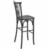Chivari Black Resin Steel Skeleton™ Willow Barstool - 2 Pack - Some Assembly Required BWRB-KD-ST-AX-2