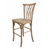 Chivari Chestnut Resin Steel Skeleton™ Willow Barstool - 2 Pack - Some Assembly Required BWRC-KD-ST-AX-2