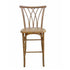 Chivari Chestnut Resin Steel Skeleton™ Willow Barstool - 2 Pack - Some Assembly Required BWRC-KD-ST-AX-2