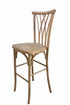 Chivari Chestnut Resin Steel Skeleton™ Willow Barstool - 2 Pack - Some Assembly Required BWRC-KD-ST-AX-2