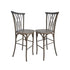 Chivari Fruitwood Resin Steel Skeleton™ Willow Barstool - 2 Pack - Some Assembly Required BWRF-KD-ST-AX-2