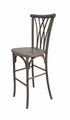 Chivari Fruitwood Resin Steel Skeleton™ Willow Barstool - 2 Pack - Some Assembly Required BWRF-KD-ST-AX-2