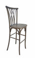 Chivari Fruitwood Resin Steel Skeleton™ Willow Barstool - 2 Pack - Some Assembly Required BWRF-KD-ST-AX-2