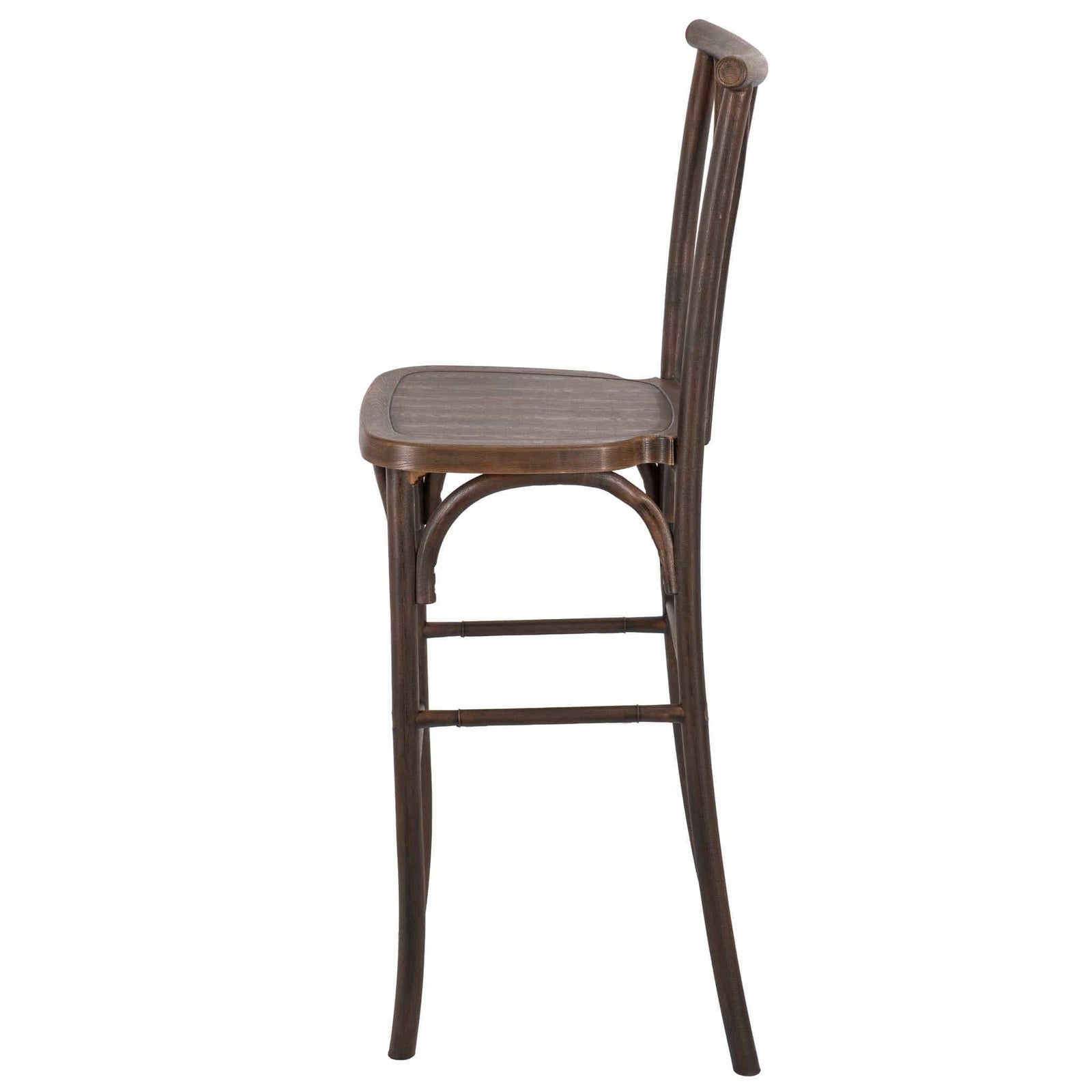 Chivari Fruitwood Resin Steel Skeleton™ Willow Barstool - 2 Pack - Some Assembly Required BWRF-KD-ST-AX-2