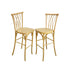 Chivari Natural Resin Steel Skeleton™  Willow Barstool - 2 Pack - Some Assembly Required BWRN-KD-ST-AX-2