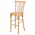 Chivari Natural Resin Steel Skeleton™  Willow Barstool - 2 Pack - Some Assembly Required BWRN-KD-ST-AX-2