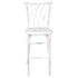 Chivari White Distressed Resin Steel Skeleton™ Willow Barstool - 2 Pack - Some Assembly Required BWRWD-KD-ST-AX-2