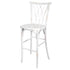 Chivari White Distressed Resin Steel Skeleton™ Willow Barstool - 2 Pack - Some Assembly Required BWRWD-KD-ST-AX-2