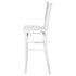 Chivari White Distressed Resin Steel Skeleton™ Willow Barstool - 2 Pack - Some Assembly Required BWRWD-KD-ST-AX-2