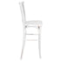 Chivari White Distressed Resin Steel Skeleton™ Willow Barstool - 2 Pack - Some Assembly Required BWRWD-KD-ST-AX-2
