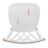 Chivari White Distressed Resin Steel Skeleton™ Willow Barstool - 2 Pack - Some Assembly Required BWRWD-KD-ST-AX-2