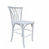 Chivari White Distressed Resin Steel Skeleton™ Willow Barstool - 2 Pack - Some Assembly Required BWRWD-KD-ST-AX-2