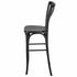 Chivari Black Resin Steel Skeleton™ Cross Back  Barstool - 2 Pack - Some Assembly Required BXRB-KD-ST-AX-2