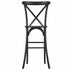 Chivari Black Resin Steel Skeleton™ Cross Back  Barstool - 2 Pack - Some Assembly Required BXRB-KD-ST-AX-2
